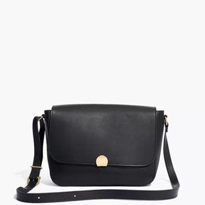 Madewell The Abroad Shoulder Bag in Black